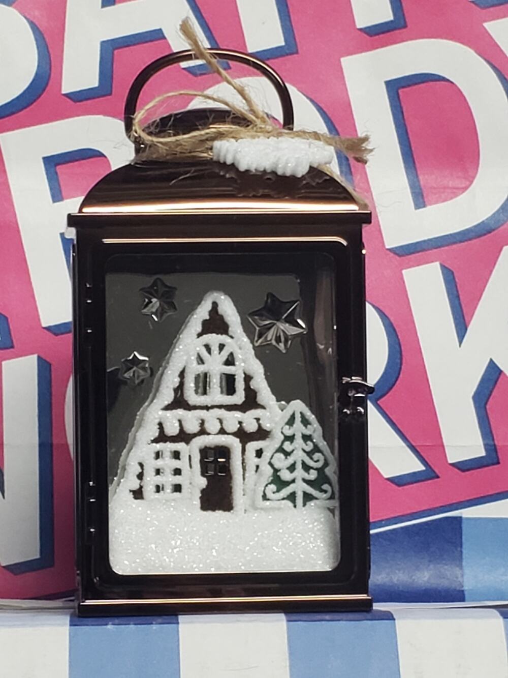 BBW Gingerbread House Lantern Nightlight Wallflower Fragrance Plug In Home Decor